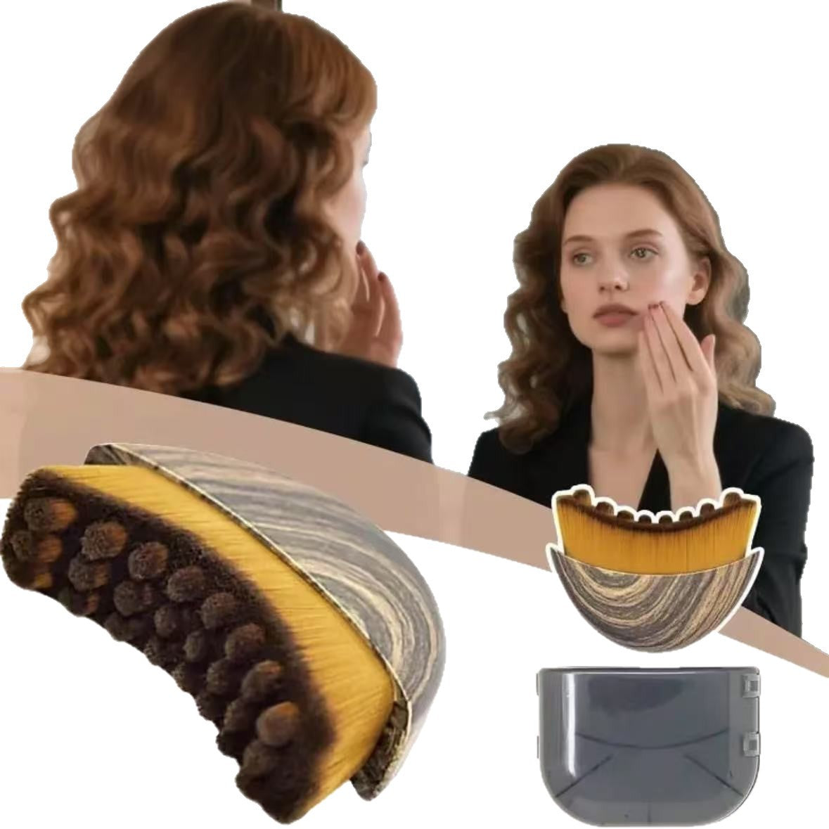 Lymphatic Contour Face Brush Facial Lymphatic Brush Contour Brush Body Massage Brush