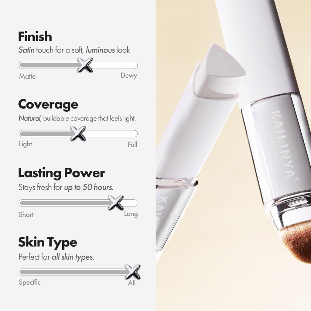 Dual-Ended Color Changing Foundation Stick