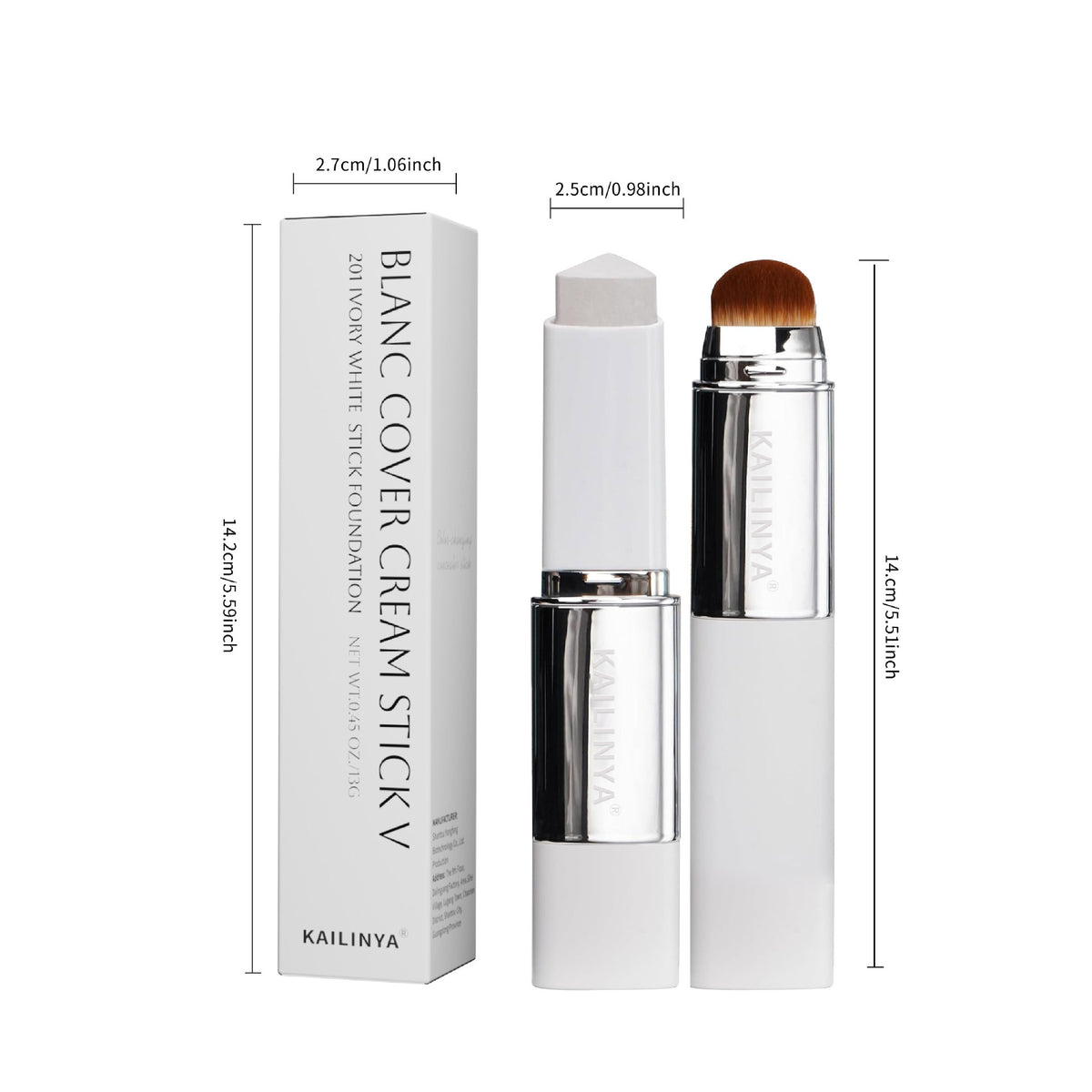 Dual-Ended Color Changing Foundation Stick